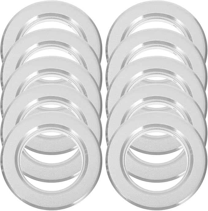 FOMIYES 10Pcs Stainless Steel Parrot Nest Box Anti-Bite Rings Birdhouse Hole Guards for Bird Cage Accessories and Breeding Boxes