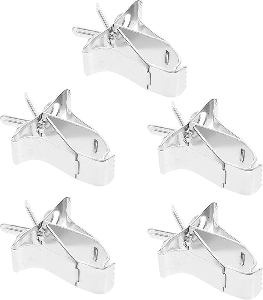 ULTECHNOVO Birds Food Holders, Food Vegtable Fruits Holder Bird Feeder Cage Birds Feeder Devices Clip Vegetables for Cockatiel Bird Parrot Hamster 5Pcs
