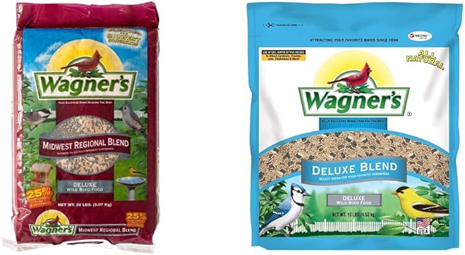 Wagner's Bird Food Bundle - Midwest Blend (20 lbs) + Deluxe Blend (10 lbs)