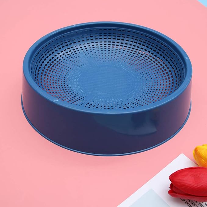 POPETPOP Plastic Pigeon Nest 4-Pack Round Bird Nesting Bowls for Small Birds Indoor Outdoor Breeding Hatching Box Cage Accessories