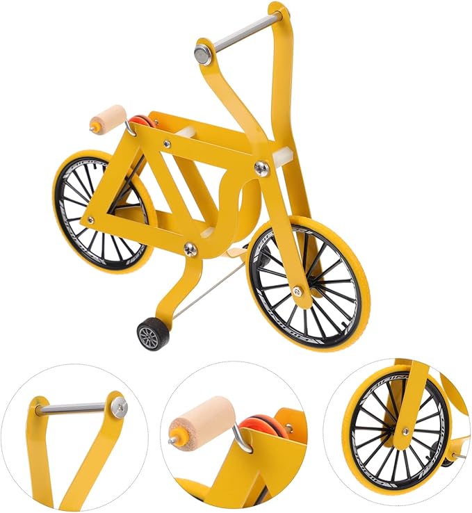 Parrot Bike Toy Educational Bird Training Toy for Intelligence Development and Exercise Bright Color Compact Size Easy Storage for Pet Birds