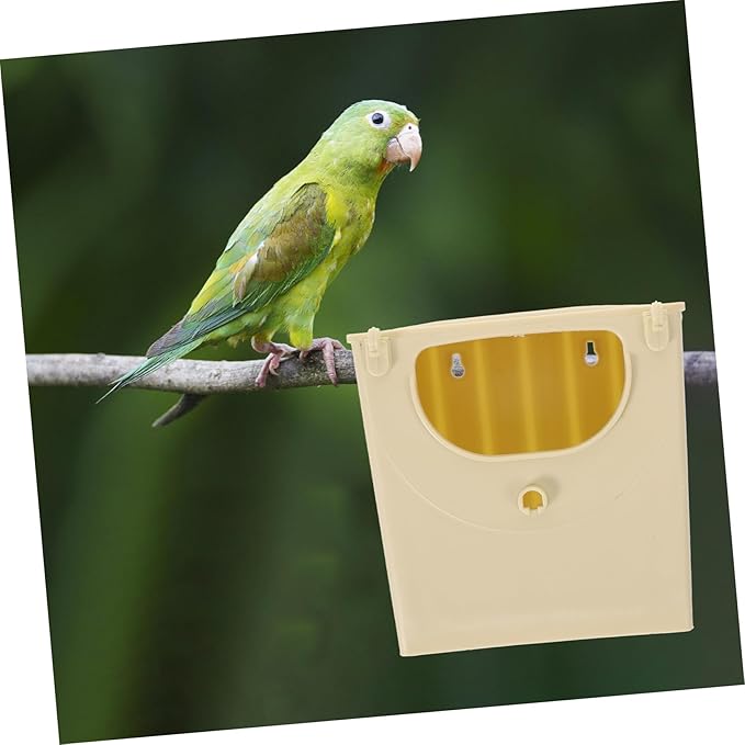 4pcs Box Bird Breeding Box Parakeet Bird Living Box Plastic Bird Mating Plastic Nesting House Hanging Parakeet Nesting Breeding Pet Nest