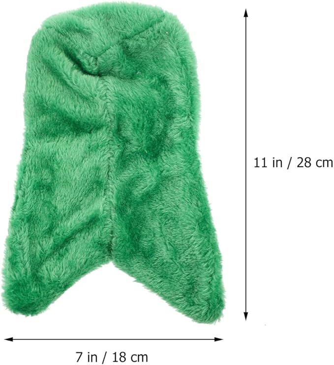 FOMIYES Bird Cozy Corner Fleece, Bird Blanket, Parrot Cage Snuggle Hut, Warm Bird Nest for Parakeets Cockatiels Lovebirds Green