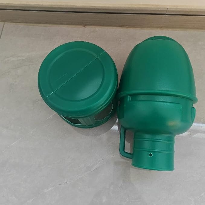 MagiDeal Bird Water Dispenser/Feeder, 3L, Green, Suitable for Parrots, Pigeons, Quail, Chickens, Ducks