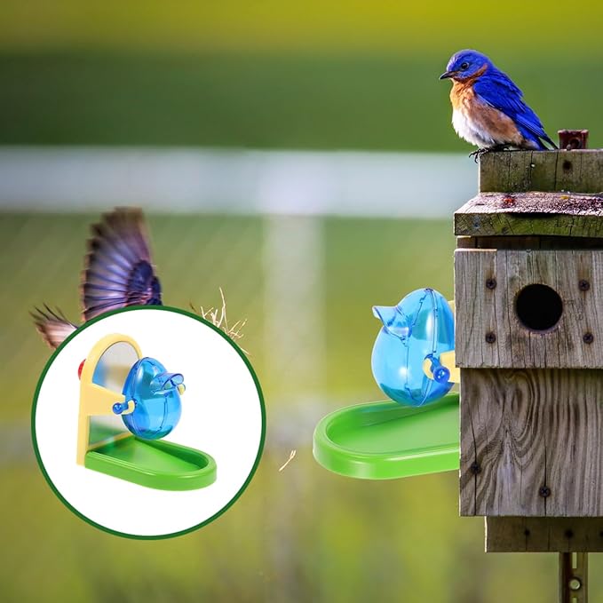 balacoo Parrot Food Leakage Toy Lightweight Bird Training Dispenser for Small Parrots Feeding Puzzle Entertainment Exercise 3.14X3.14X2.24In