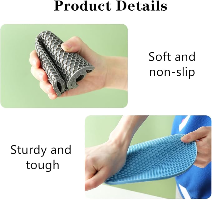 Bird Foraging Toys Puzzle,2 PCS Parrot Foraging Toys Soft Bird Foraging Mat Silicone Bird Slow Feeder Mats Parrot Cage Accessories Foraging Toys for Birds,Parakeet, Cockatiel, African Grey, Conure