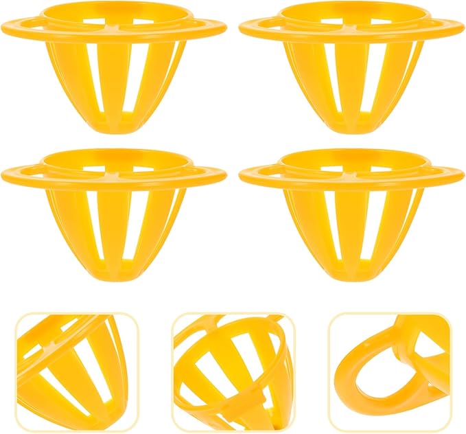 Parrot Cage Food Feeder Small Bird Vegetable Fruit Basket Durable Plastic Feeding Holder Easy Install for Parakeets Cockatiels