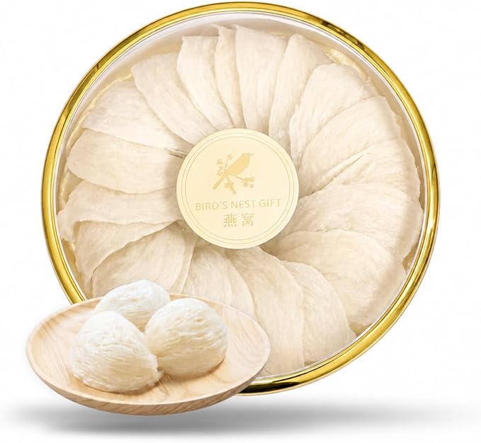 AAAAA Bird Nest - 金丝燕窝 - Natural Swallow Birds Nest for Drinks & Soup,Premium Natural Bird Nest for Traditional Drinks & Soup Preparation (6 Ounce)