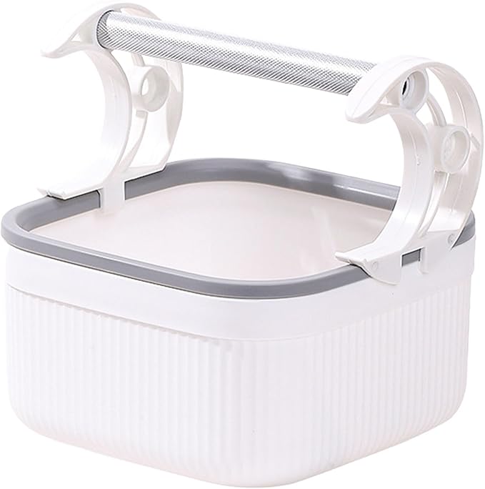 Portable Tabletop Training Toilet for Bird, Pet Birds Potty Training Tool, Bird Toilet Stand with Removable Bucket for Home Courtyard Office Targeted Defecation Small Medium Parrot (White)