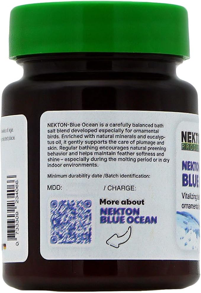 Nekton Blue Ocean Bird Bath Salts for Pet Birds 60g (2.12oz)
