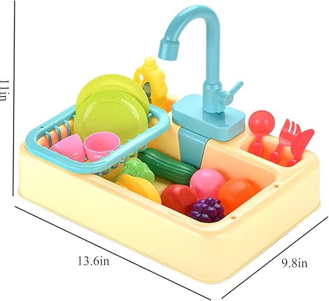 Parrot Bird Bathtub Shower Box Bathing Tub Container Cage, Automatic Pet Bird Bath with Faucet, Ferret Bathtub Swimming Pool Bath Shower Water Dispenser for Small Medium Parakeet Cleaning (Yellow)