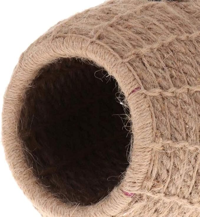 Litewoo Bird Breeding Nest Warm Rope Bed House for Small Medium Bird Parrot Parakeet Conure Cockatiel Canary Finch Lovebird Budgie (D: Hemp Rope)