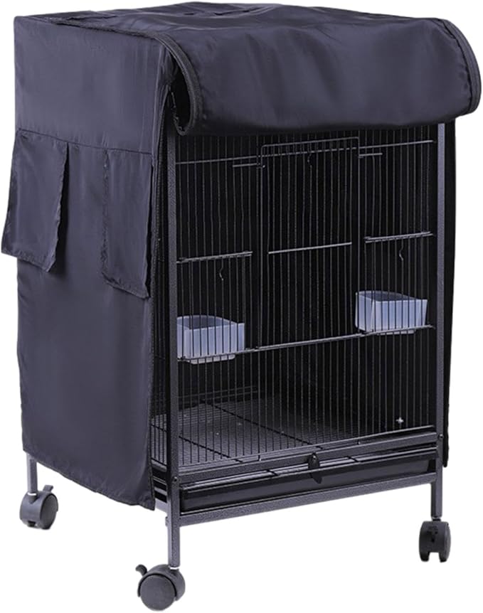 Bird Cage Cover, Bird Parrot Cage Cover, Bird Good Night Dustproof Blackout Cover, Windproof, Block Sunlight