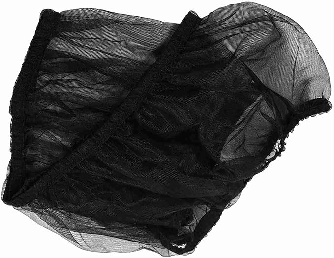 TOPINCN Universal Bird Cage Skirt Nylon Ventilated Mesh Seed Catcher for Parrots Black Cage Accessory Pet Supply