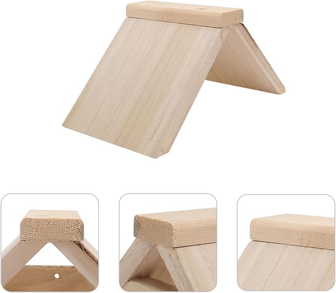 Hemobllo Bird Supplies 2Pcs Wooden Pigeon Perch Durable Dove Rest Stand Pet Birds Standing Rack
