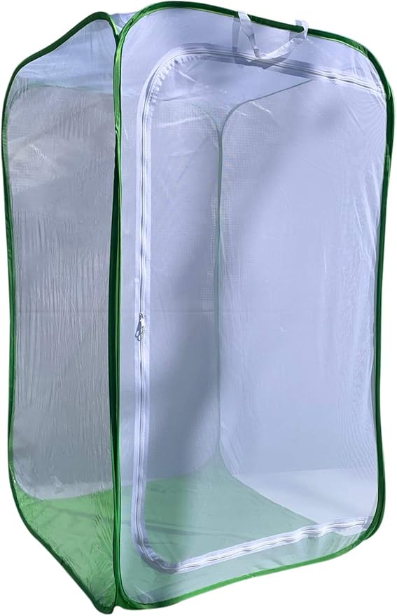 Professional Pop-Up Butterfly Cage/Terrarium, 27 x 27 x 48-inch, Green, LH175G