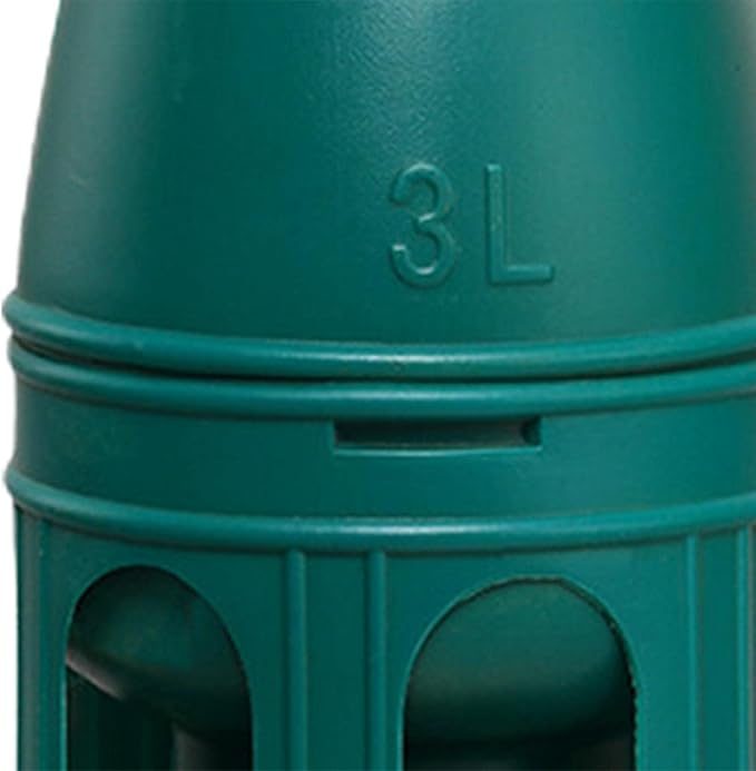 MagiDeal Bird Water Dispenser/Feeder, 3L, Green, Suitable for Parrots, Pigeons, Quail, Chickens, Ducks