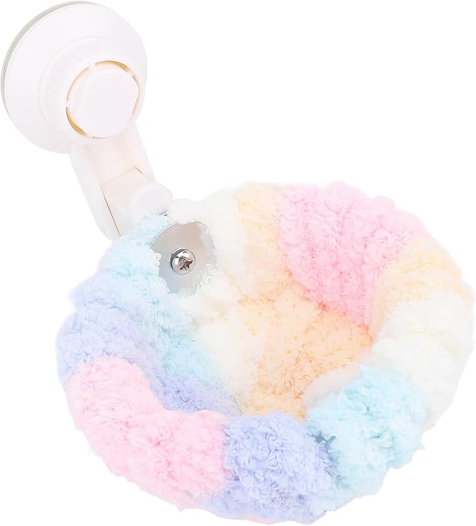 Plush Bird Snuggle Hut, Warm Velvet Bird Nest with Suction Cup, Parrot Sleeping Bed Bird Hammock for Travel Car Window Outdoor (Small)