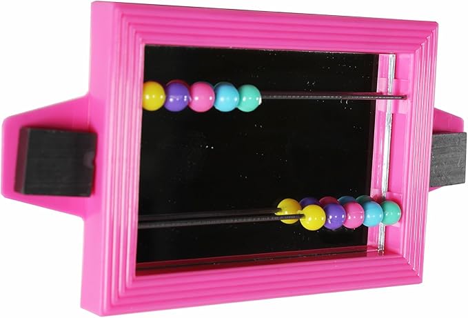 Penn-Plax Bird Life - Mirror with Beads Toy | Easy to Attach to Any Bird Cage | Keep Your Birds Entertained and Stimulated (BA507)
