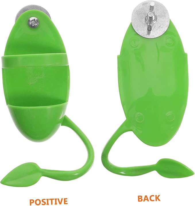 UKCOCO 3-Piece Parrot Cuttlebone Stand Bird Feeding Rack Vegetable Holder Budgie Food Bowl and Cuttlefish Bone for Snails Bird Cage Accessories