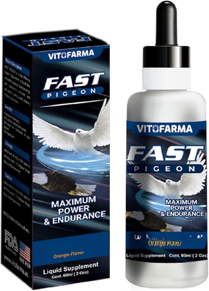 Fast Pigeon Supplement Liquid for Pigeon - Vitamin Minerals for Birds 60 ml