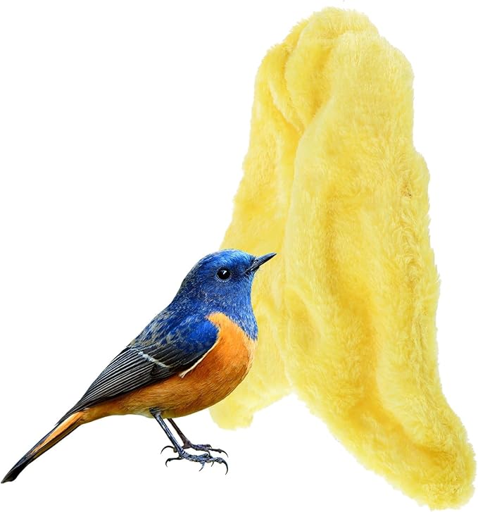 balacoo Bird Blanket Nest Hanging Hammock Bed for Parrot Cage 11.02X7.87In Soft Fleece Snuggle Hut Cozy Warm Bird Bed for Parakeet Cockatiel Pigeon