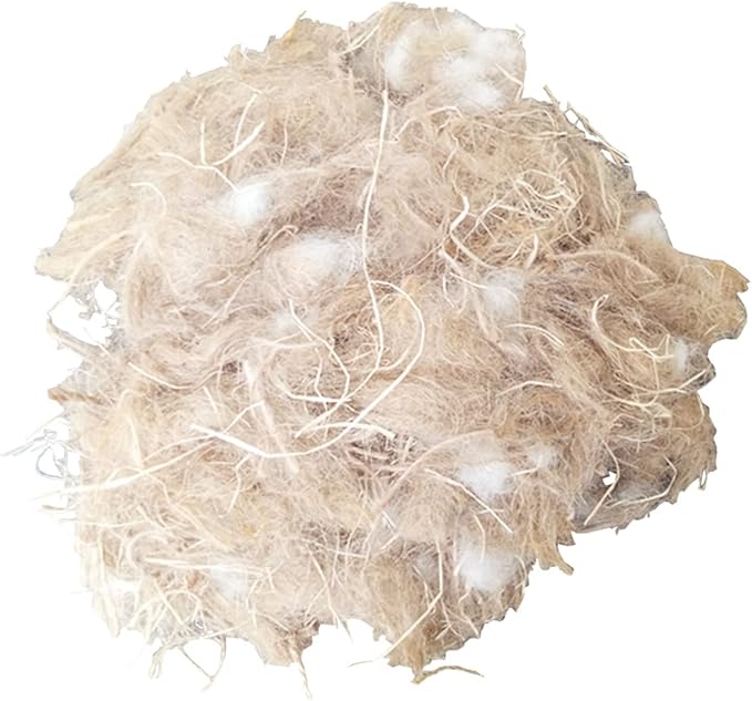 1.4 Oz Natural Bird Nesting Materials, Bird Nest Bedding Material, Great for Nest Building for Bird Small Animals