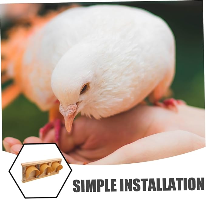 European Style Wooden Pigeon Cage Door Pigeon Entrance Door for Racing Easy Access No Tools Needed Installation High-Intensity Reusable Bird Cage Accessory
