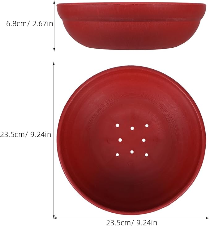 balacoo Bird Nesting Bowl 9.25 Inch Reusable Plastic Pigeon Egg Breeding Nest Comfortable Incubation Accessory for Birdcages