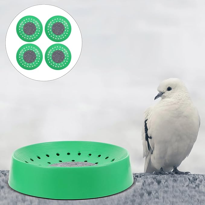 ULTECHNOVO 4pcs Bird Nesting Bowl for Pigeon Breeding Hatching Nest Mat for Quail and Bird Eggs for Garden and Porch Decoration