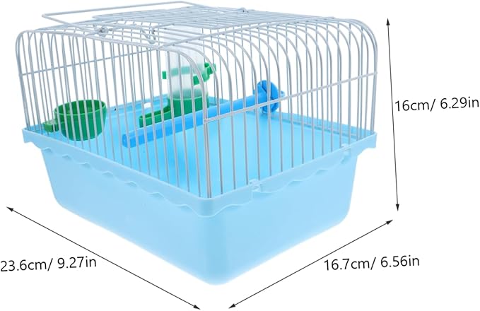 BESPORTBLE Portable Bird Carrier Food Box Water Dispenser Lightweight Travel Cage for Birds Parrots Lovebirds for Outdoor Use and Comfortable Transport