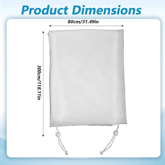Large Bird Cage Seed Catcher 31 x 118 inches Adjustable Soft Airy Skirt Guard Birdcage Nylon Mesh Net, Birdcage Cover Skirt Seed Guard for Parrot Parakeet Macaw Round Square Cages