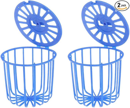 POPETPOP 2Pack Bird Parrot Feeder Cage Fruit Vegetable Holder Cage Hanging Basket Container Foraging Toys Bird Food Holder Accessories