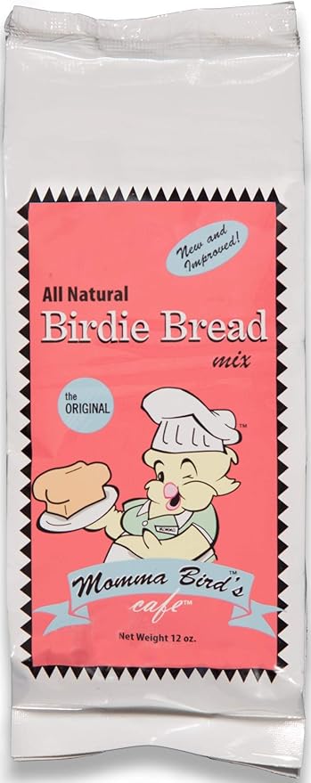 V&P Momma's Bread Mix for Bird Food or Bird Treat - Bundle of One Original and One Happy Bird Day Bags