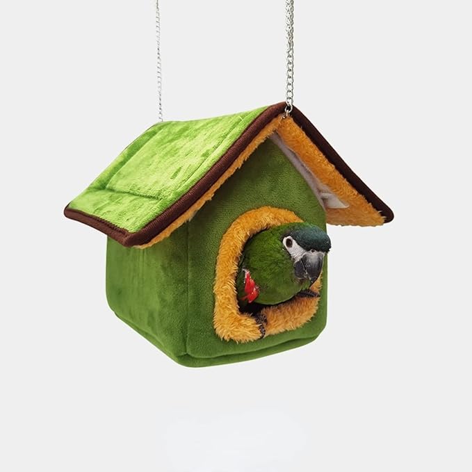 Winter Warm Bird Nest House Bed Hammock Toy for Pet Pet Parrot Parakeet Cockatiel Conure Lovebird