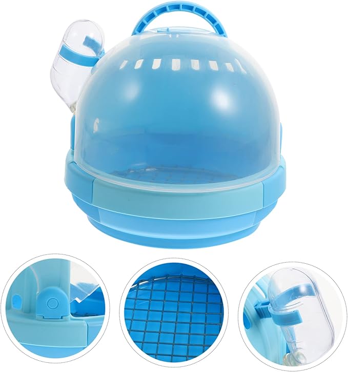 balacoo 1set Portable Pet Bird Carrier Handheld Parrot Travel Cage Detachable Base for Easy Cleaning Vented Design for Air Circulation for Outdoor Use and Travel Your Feathered Friend