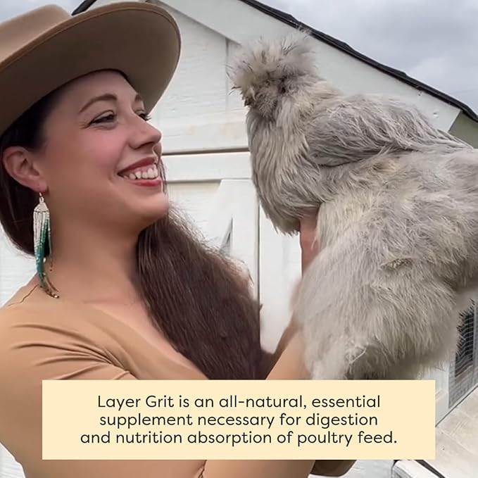 Scratch and Peck Layer Grit Supplement for Chickens and Ducks - 7 lbs Bag - Essential for Gizzard and Digestive Health - Sustainably Sourced