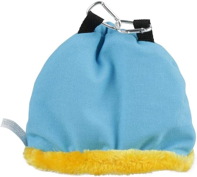 Litewoo Bird Hammock Nest Plush Warm Hanging Tent Pet Parrot Swing Bed Cave Cage for Parakeet Canary Cockatiel Lovebird Hamster Random Color (Medium)