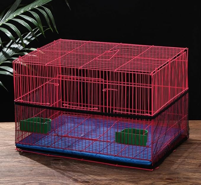 4 Colors Bird Cage Cover Bird Cage Cover Seed Catcher Ventilated Nylon Mesh Birdcage Shell Seed Catcher Large Size Bird Cage Seed Catcher Seeds Guard (#2)