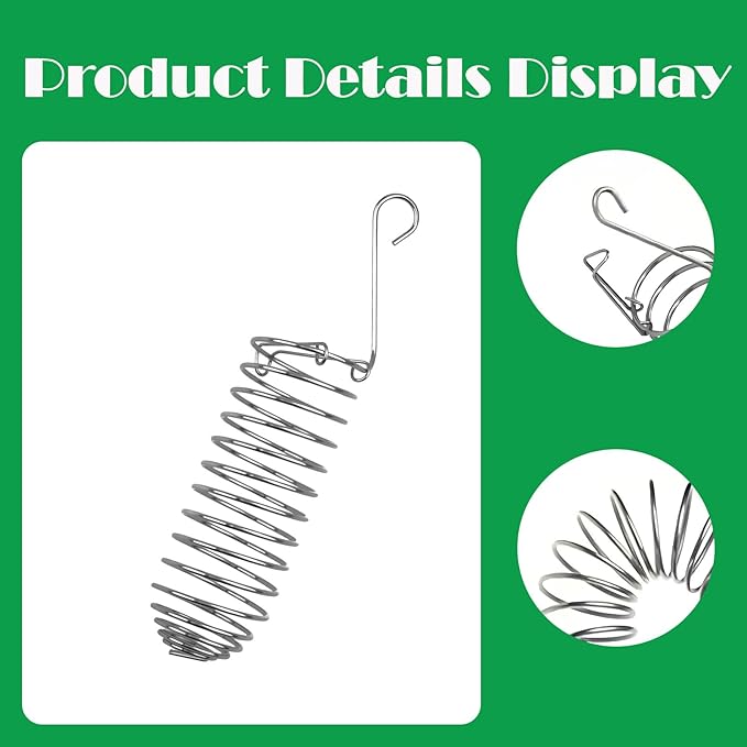 2 Pack Millet Holder for Bird Cage, Stainless Steel Parrot Foraging Toy Feeder, Hanging Spray Millet Treat Holder Bird Fruit Vegetable Basket for Parakeet Cockatiel Conure African Grey Lovebird