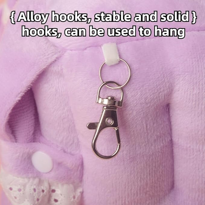 Warm Bird Nest with Hooks and Acrylic Chains Bird Cage Accessory Parrot Hammock Swing Small Animal Hanging Bed for Lovebird Conure Cockatiel (Pink,S)