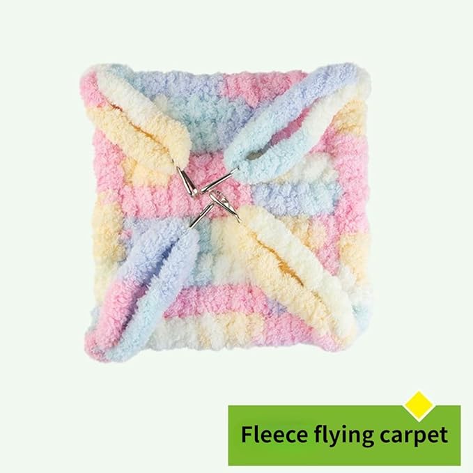 Bird Plush Perch Swing Four Season Warm Hammock Nest Bed for Parrot Budgie Parakeet Cockatiel Lovebird