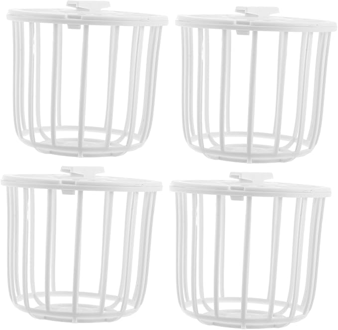 Bird Cage Accessories 4pcs Finch Canary Cage Nesting Baskets Made of Bird Nest Material