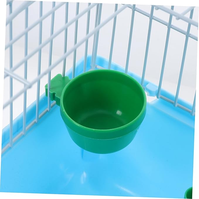 BESPORTBLE Portable Bird Carrier Food Box Water Dispenser Lightweight Travel Cage for Birds Parrots Lovebirds for Outdoor Use and Comfortable Transport