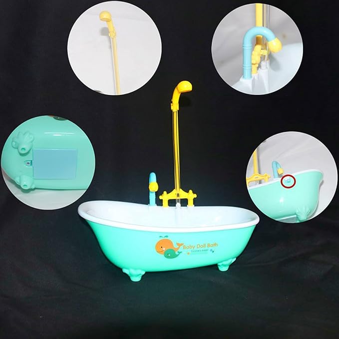 Bird Bathtub Shower Bathing Tub Parrot Perch Bath Basin Shower Bowl for Tiny Small to Birds Easy to Clean Bird Bath Tub for Cage Indoor Parrot Automatic Bathtub