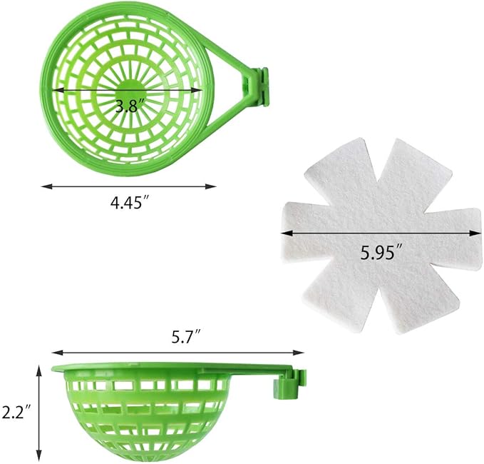 FOIBURELY 3 Sets Canary Nest Bird Nest Plastic Hatching Nest Finch Parrot Canary Nest with Nesting Pads