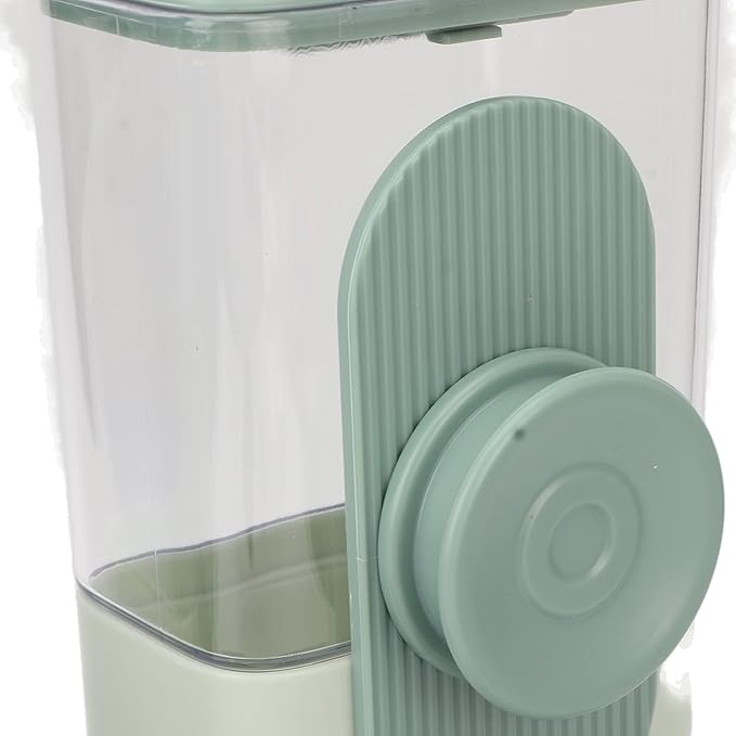 Hanging Automatic Pet Food Water Dispenser, Cage Cat Food Bowl Dog Feeding Station, Auto Gravity Pet Feeder with Bowl for Bird Puppy and Kitten Rabbit Chinchilla Ferret (Mint Green)