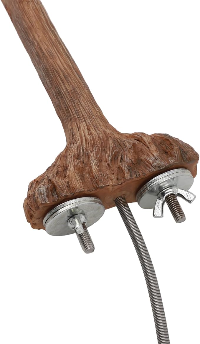 5W Heated Bird Perch Stand Heating Solution for Parrots, Birds, Hamsters with Environment, Heating Pole for Cozy Living