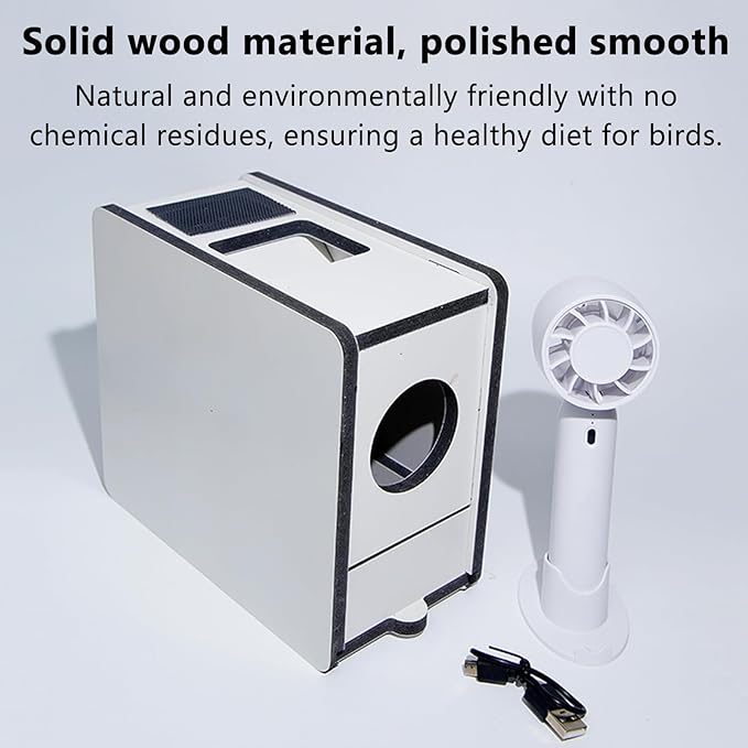 Bird Feed Blown Shell Splitter, Bird Food Grain Blowing Machine, Large-Diameter Design, with Fan, for Millet, Miscellaneous Grains, Melon Seeds, Rice, Beans