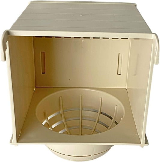 Bird Nest Box Canary External Plastic with Sliding Back Lid, Easy Accessibility and Cleaning, Breeding Nesting Bird Cage for Finches, Exotic Small Birds